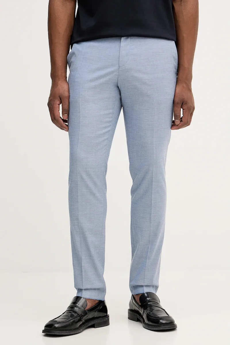 BOSS pantaloni din amestec de lână H-Genius-253