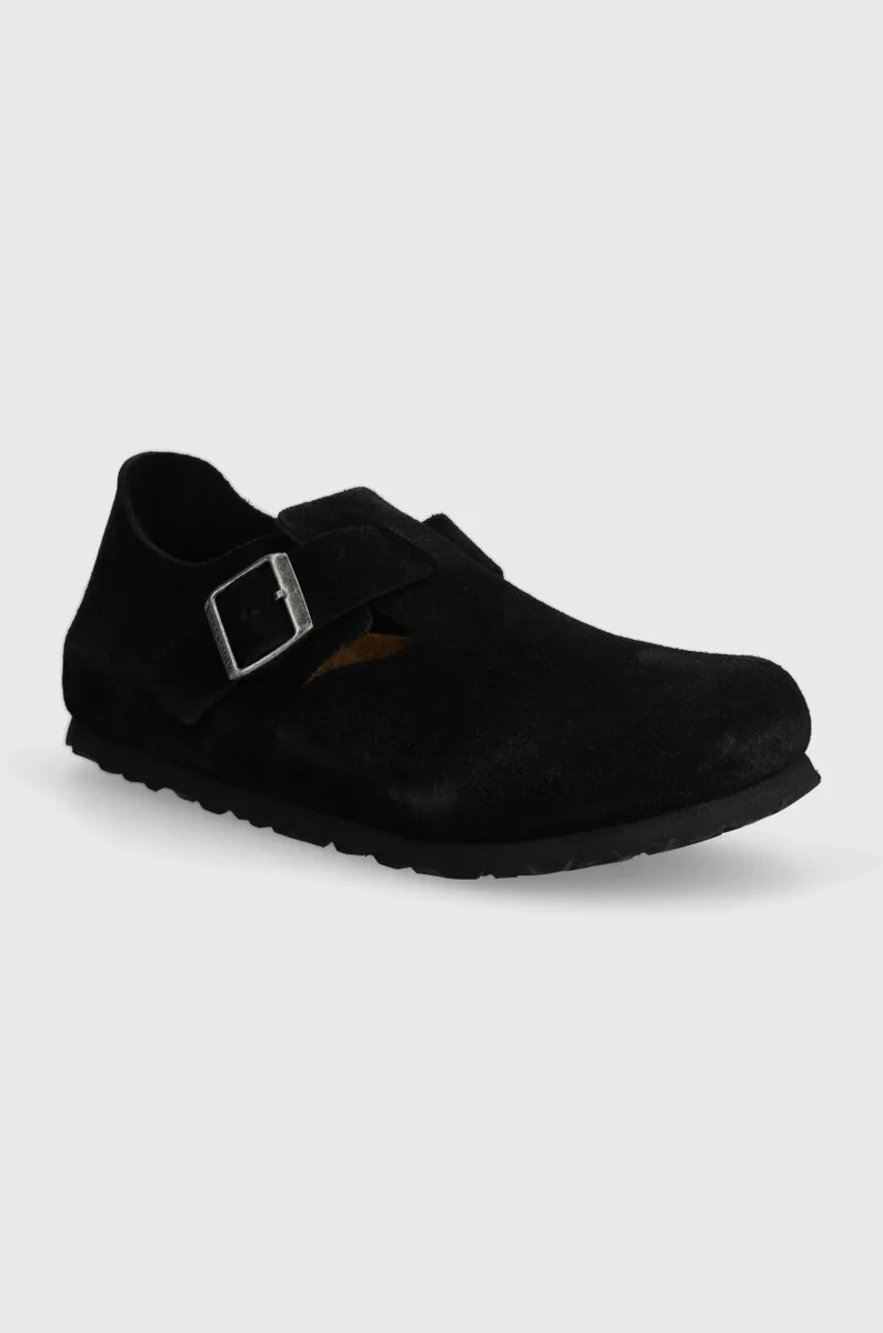 Birkenstock pantofi de piele intoarsa London