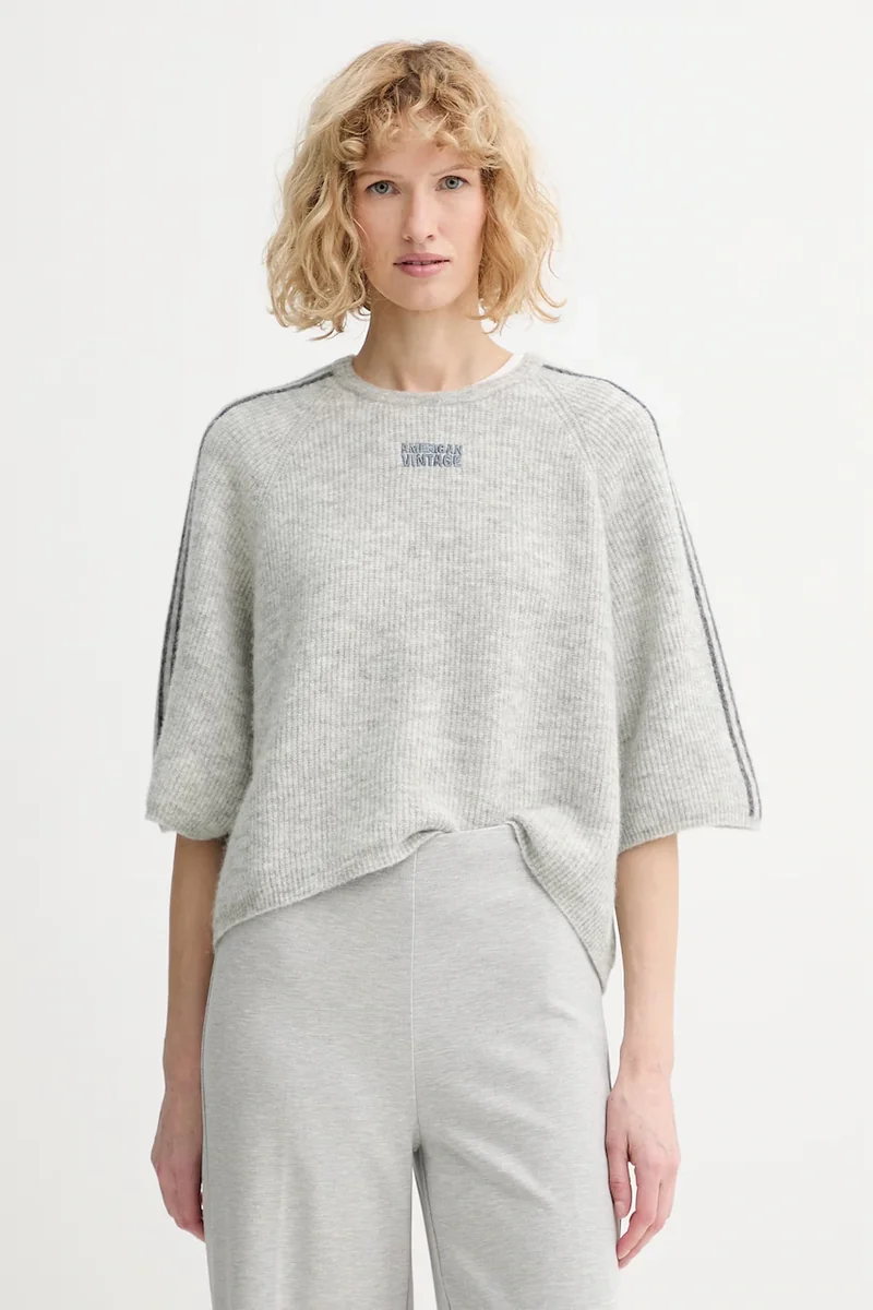 American Vintage pulover din amestec de alpaca