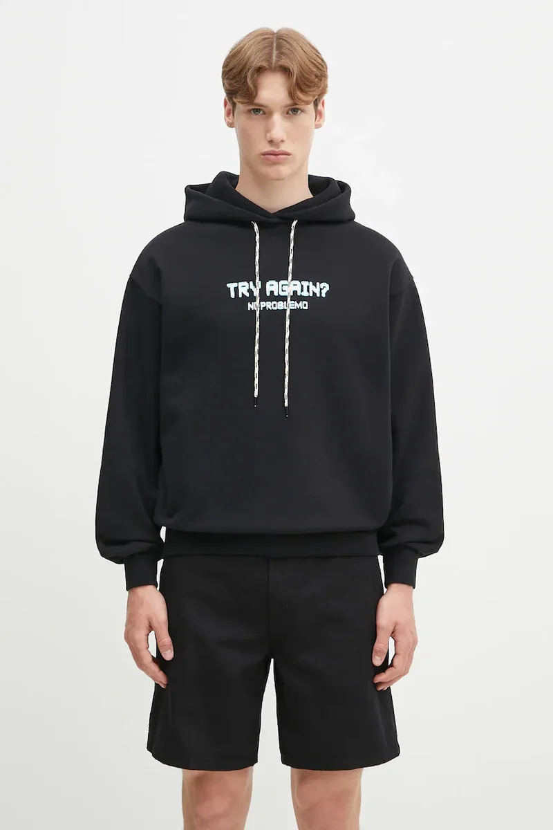 No Problemo hanorac de bumbac Try Again Hoodie