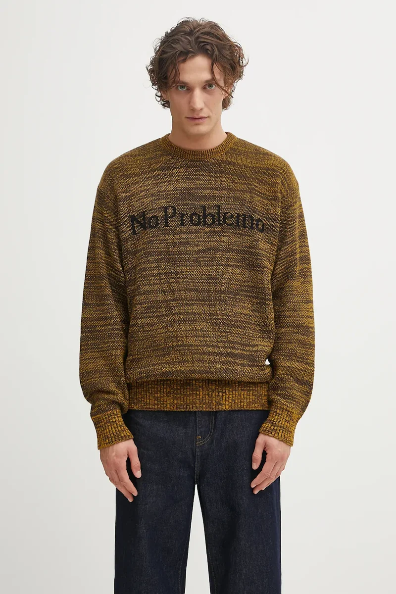 No Problemo pulover din amestec de lână Mosca Crew Neck