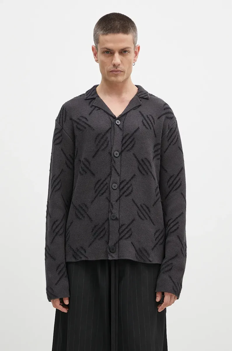 Daily Paper cardigan Kirabo Monogram Knit Cardigan