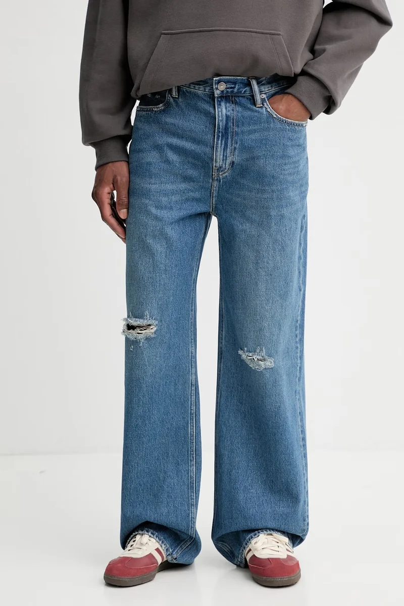 AllSaints blugi straight pentru bărbați LENNY