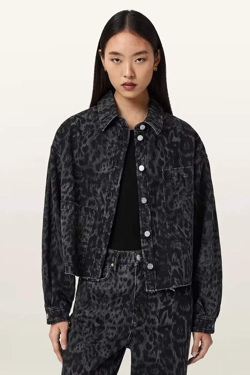 AllSaints cămașă jeans NICKY