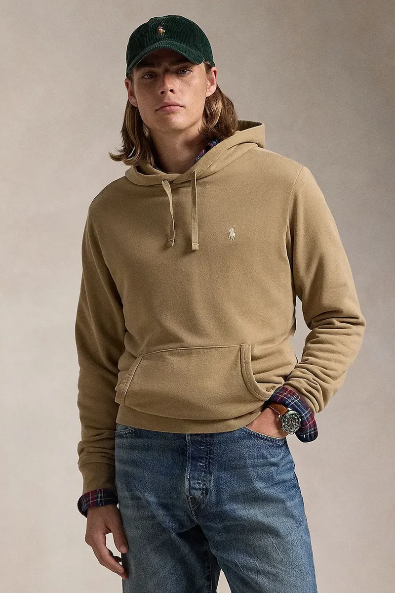 Polo Ralph Lauren hanorac cu glugă pentru bărbați din bumbac