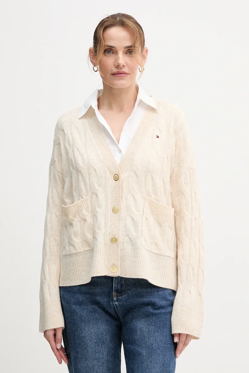 Tommy Hilfiger cardigan din lână