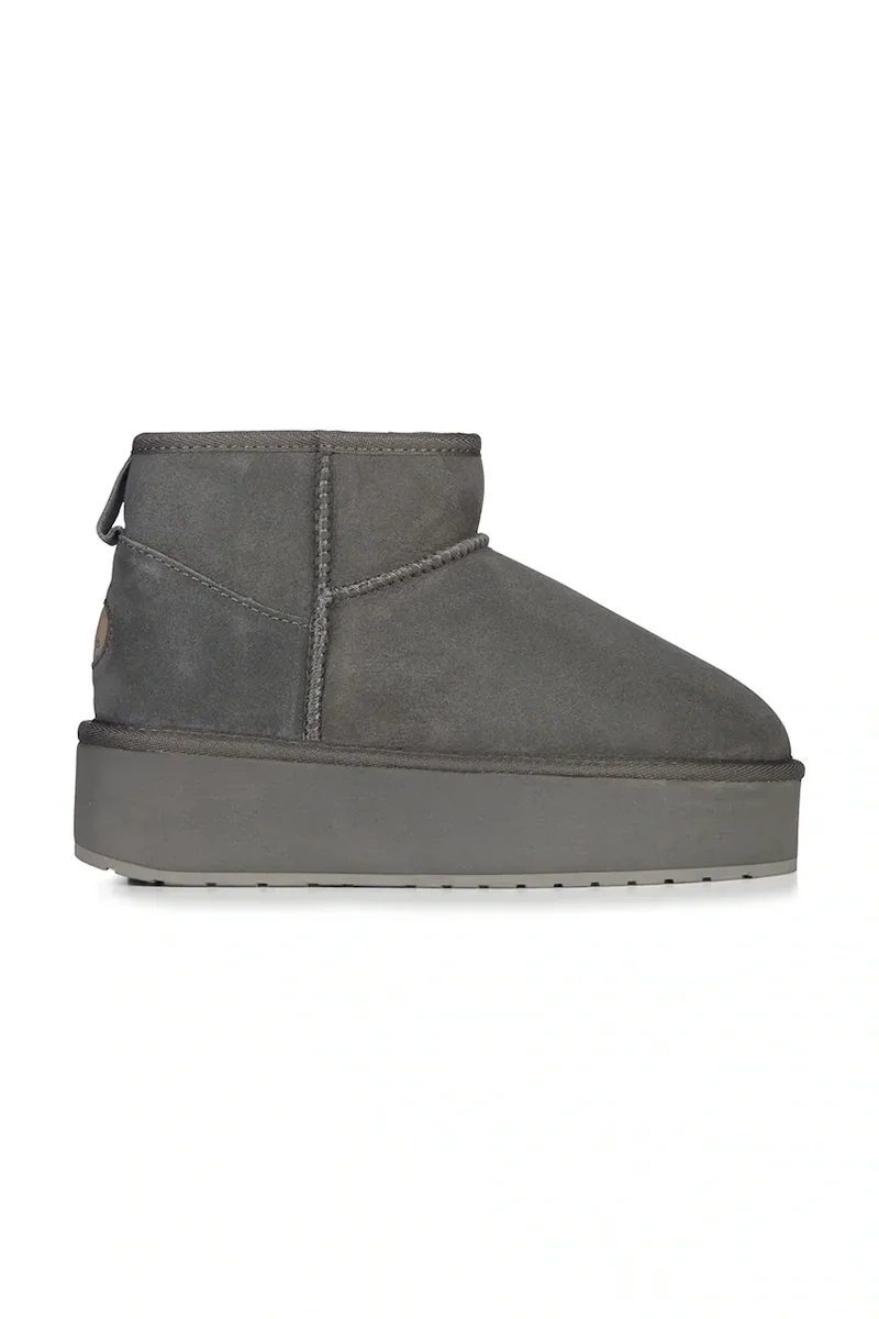 Emu Australia cizme de zapada din piele intoarsa Stinger Micro Flatform
