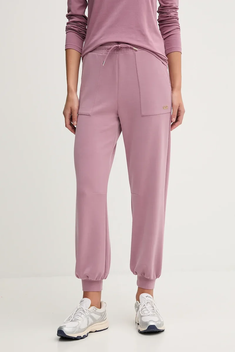 EA7 Emporio Armani pantaloni de trening pentru femei cu modal