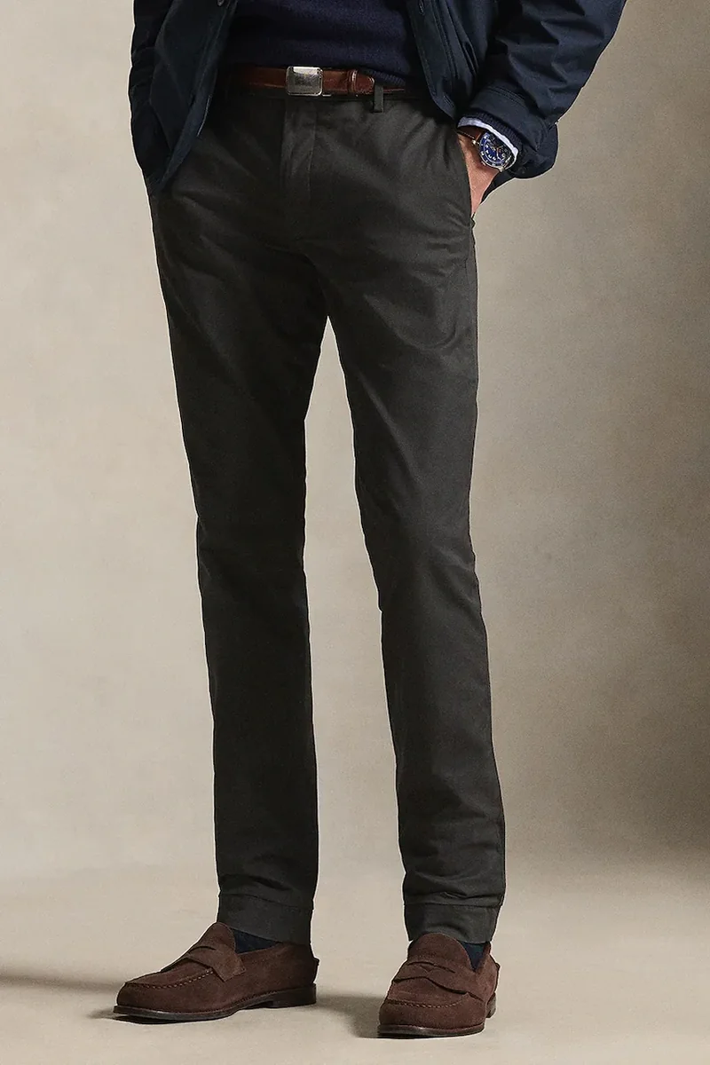 Polo Ralph Lauren pantaloni slim fit bărbați cu bumbac Slim Fit HDN Pant