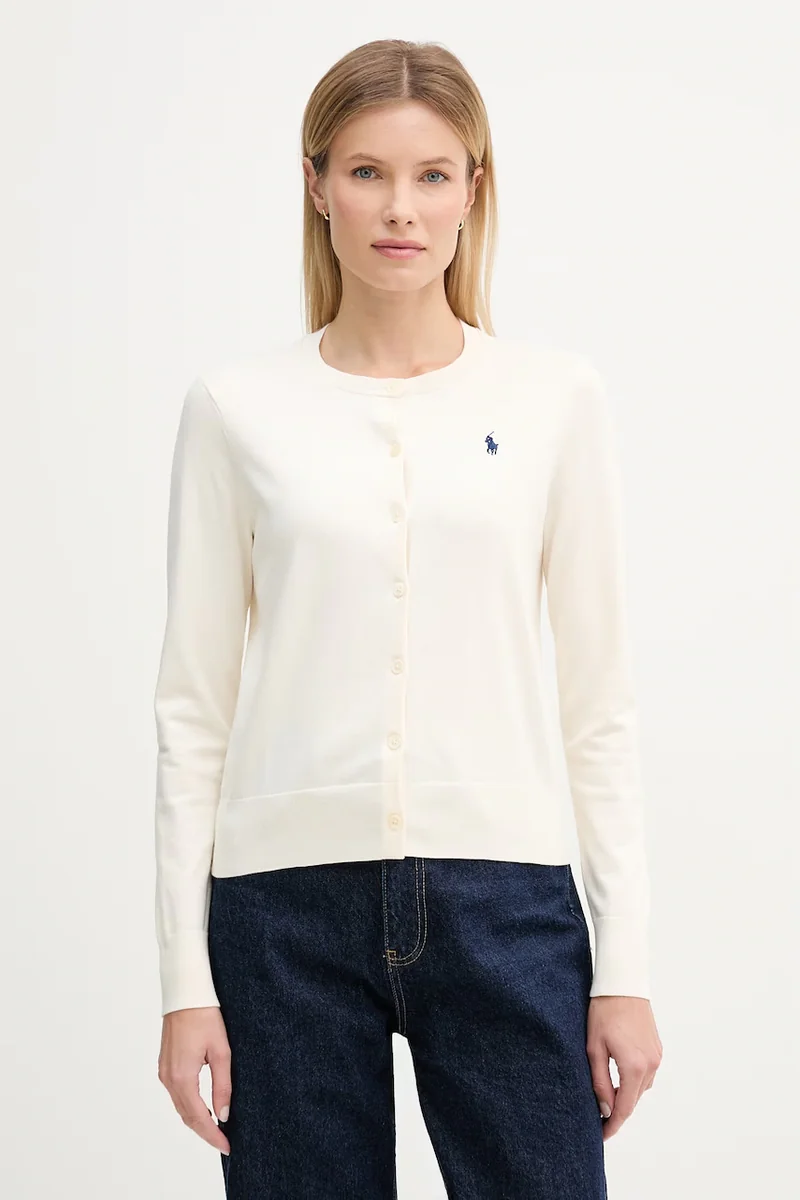 Polo Ralph Lauren cardigan pentru femei cu bumbac