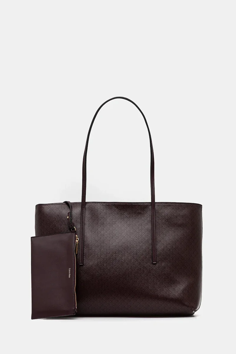 Calvin Klein tote bag pentru femei cu imitație de piele