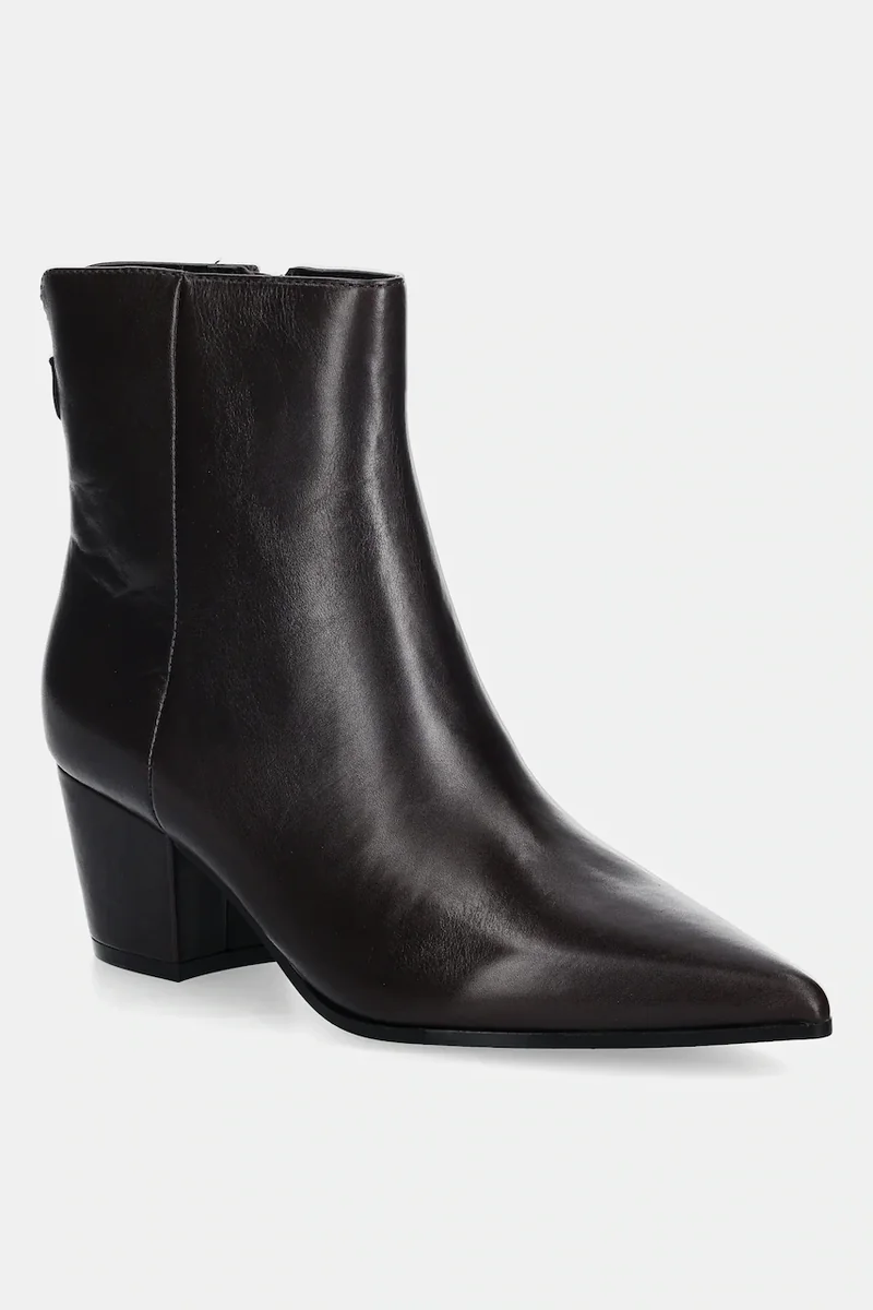 Guess cizme de piele HALISA