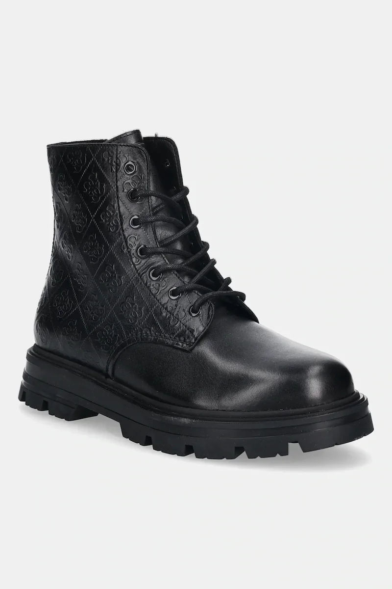 Guess bocanci de piele GARDA