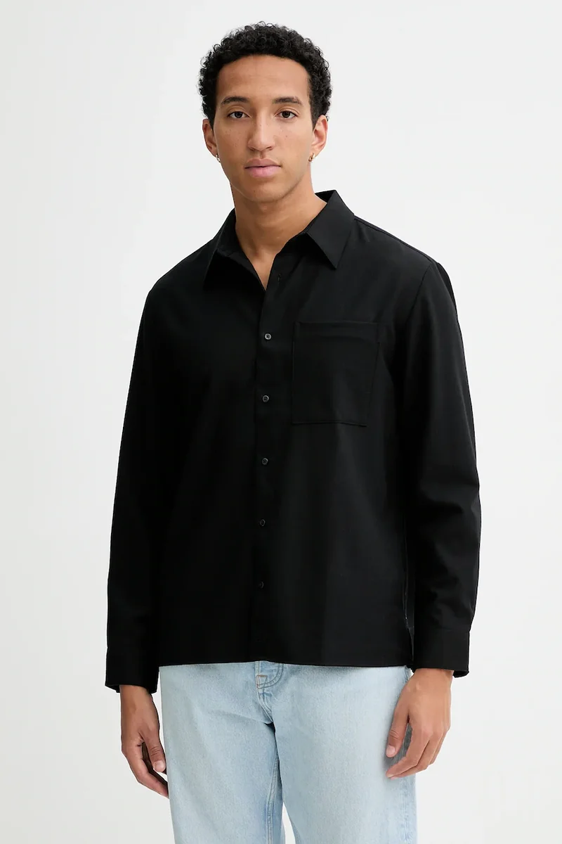 Calvin Klein cămașă din amestec de lână