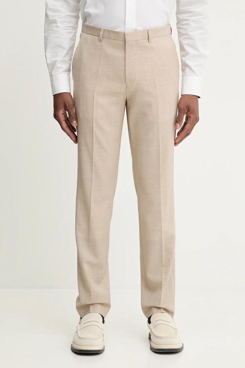 HUGO pantaloni de lână Hesten253X