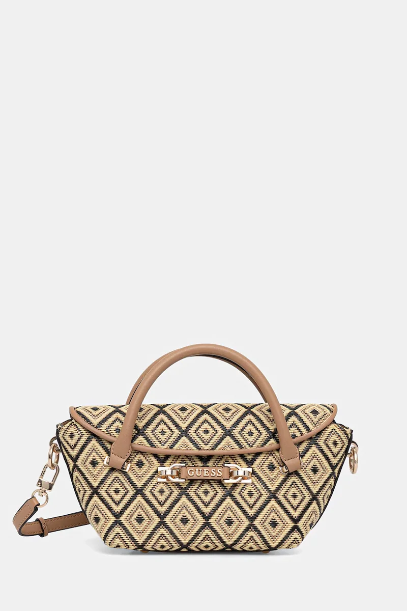 Guess geantă crossbody pentru femei împletită SOPHIA