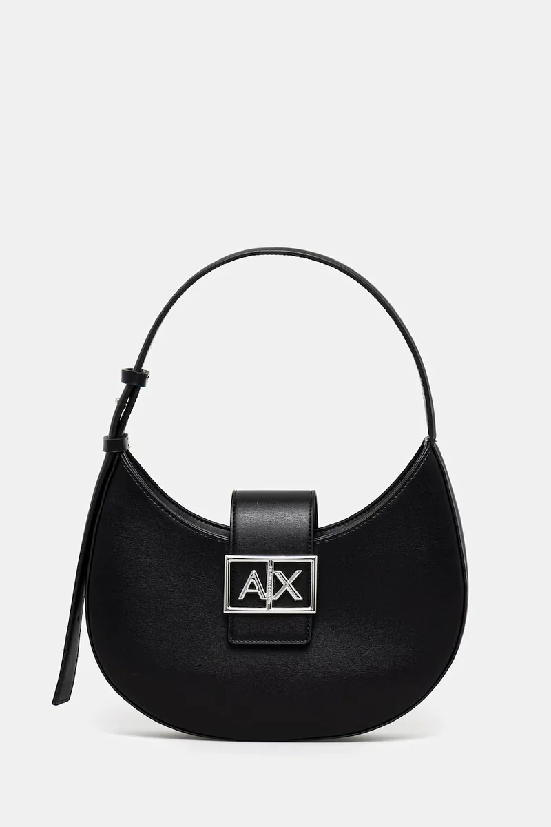 Armani Exchange hobo bag pentru femei cu imitație de piele