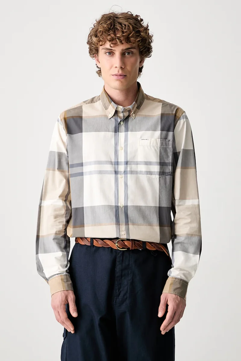 Barbour cămașă pentru bărbați din bumbac Harris Tailored Shirt