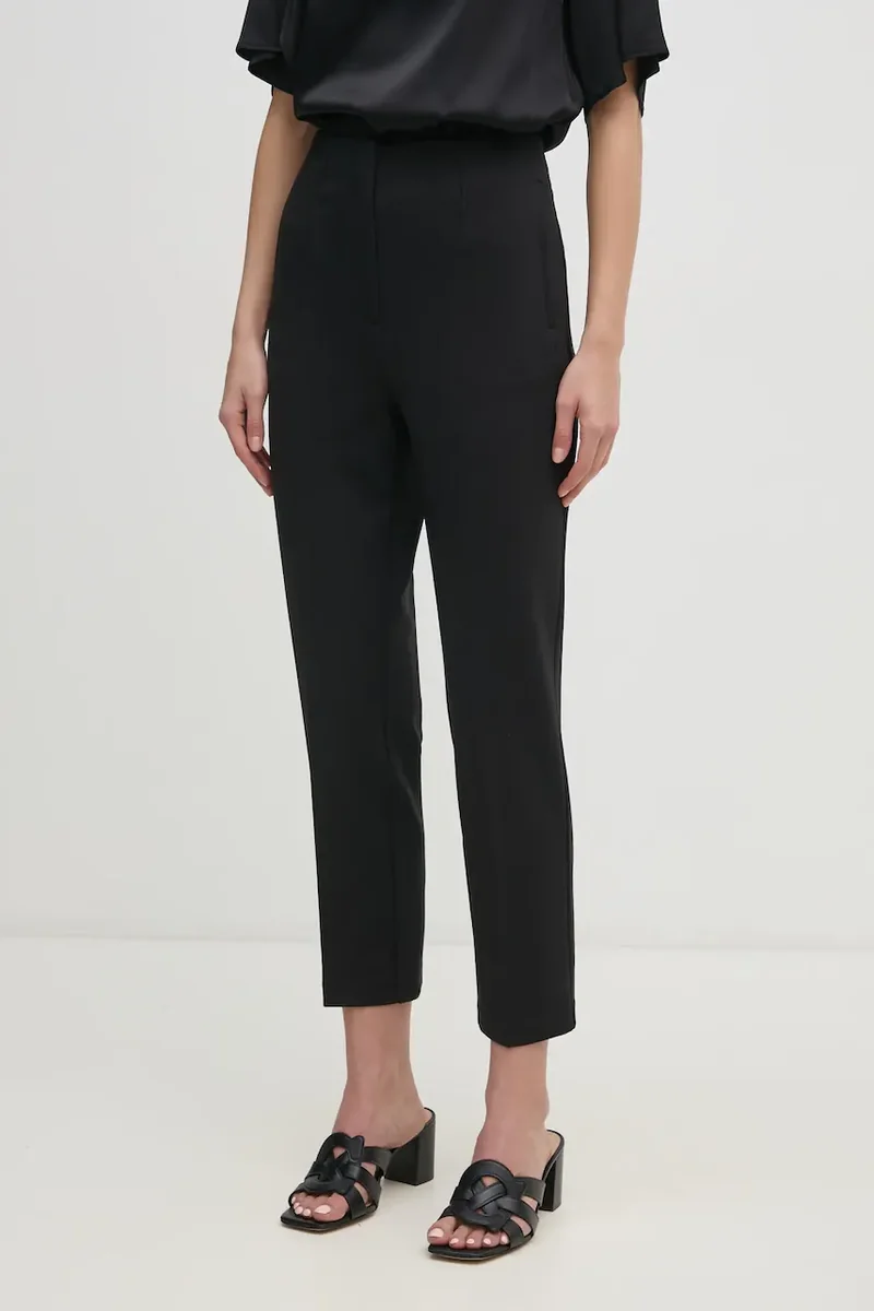 Calvin Klein pantaloni pentru femei cu vâscoză