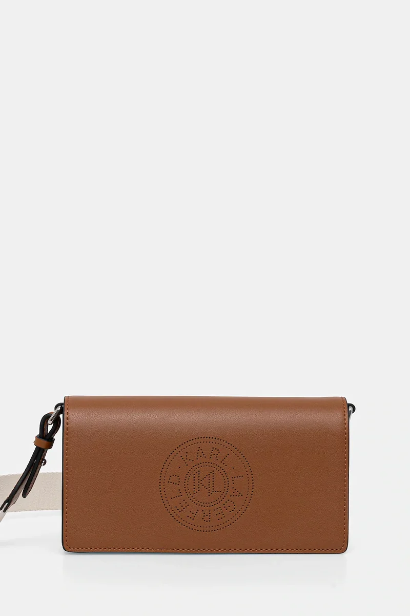 Karl Lagerfeld geantă crossbody pentru femei, din piele K/CIRCLE