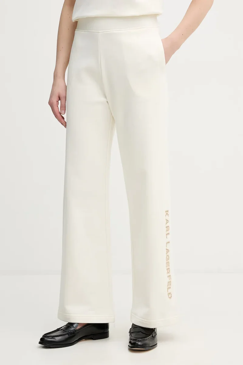 Karl Lagerfeld pantaloni pentru femei, din bumbac
