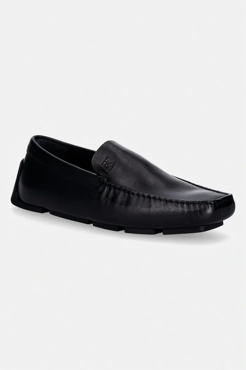 Calvin Klein mocasini pentru bărbați, din piele DRIVER PENNY EMBL LTH