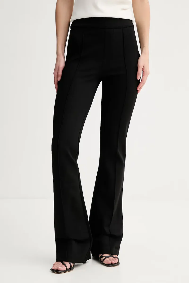 HUGO pantaloni wide leg pentru femei, cu vâscoză Nolphine