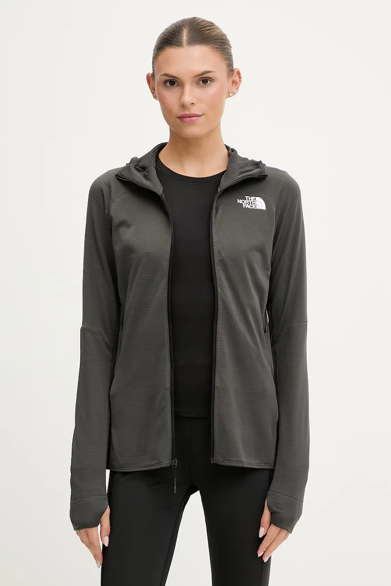 The North Face hanorac cu fermoar și glugă pentru femei
