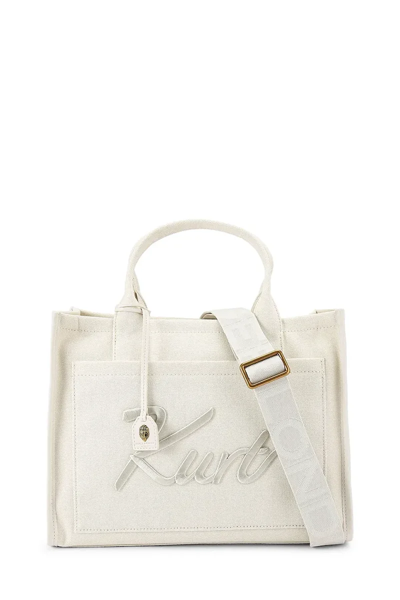 Kurt Geiger London tote bag pentru femei, din bumbac