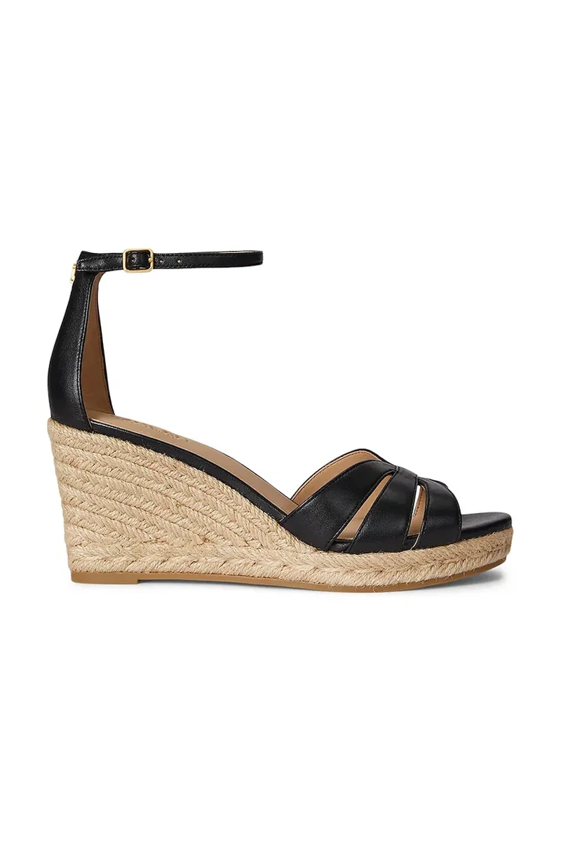 Lauren Ralph Lauren espadrile cu platformă pentru femei, din piele Nellie