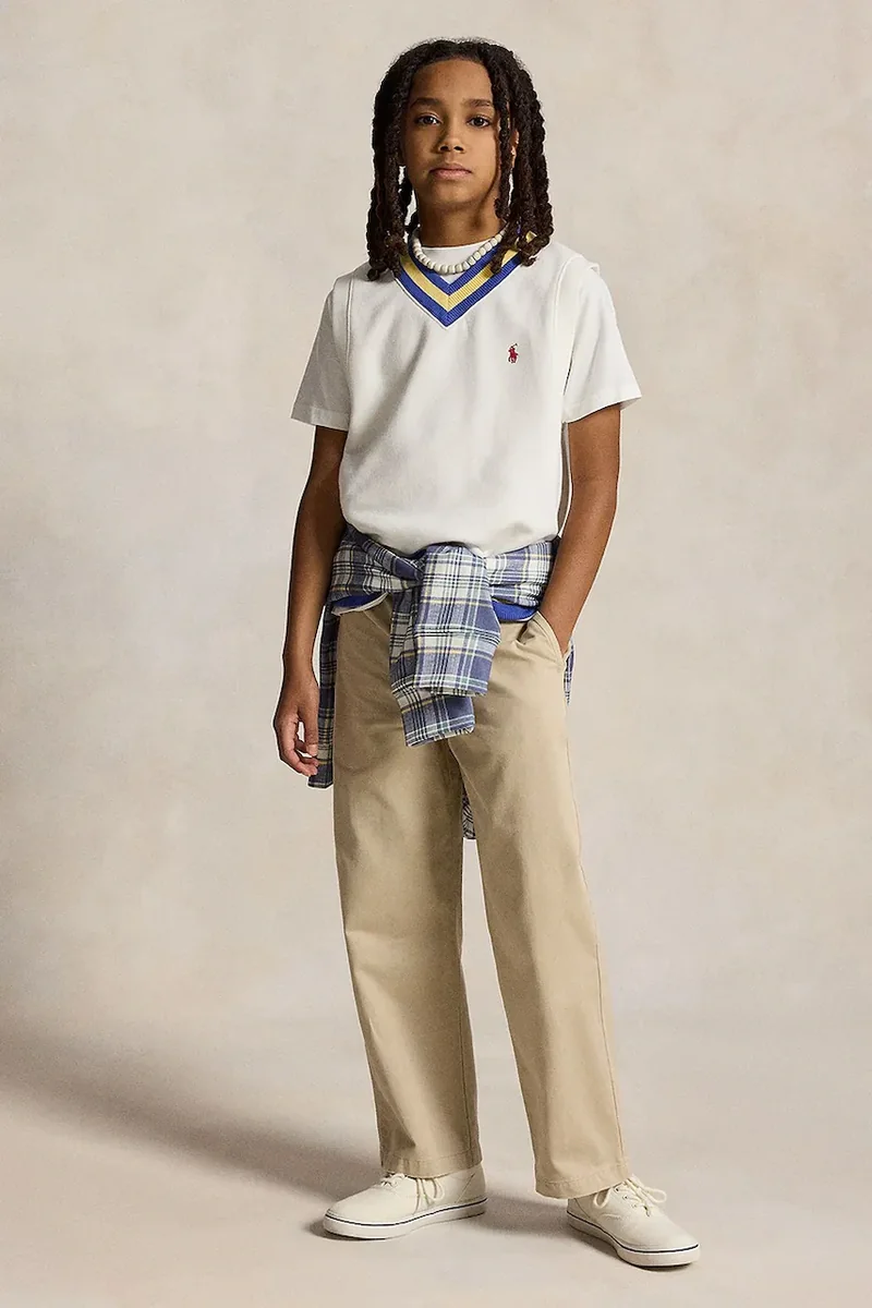 Polo Ralph Lauren pantaloni chinos pentru copii, din bumbac
