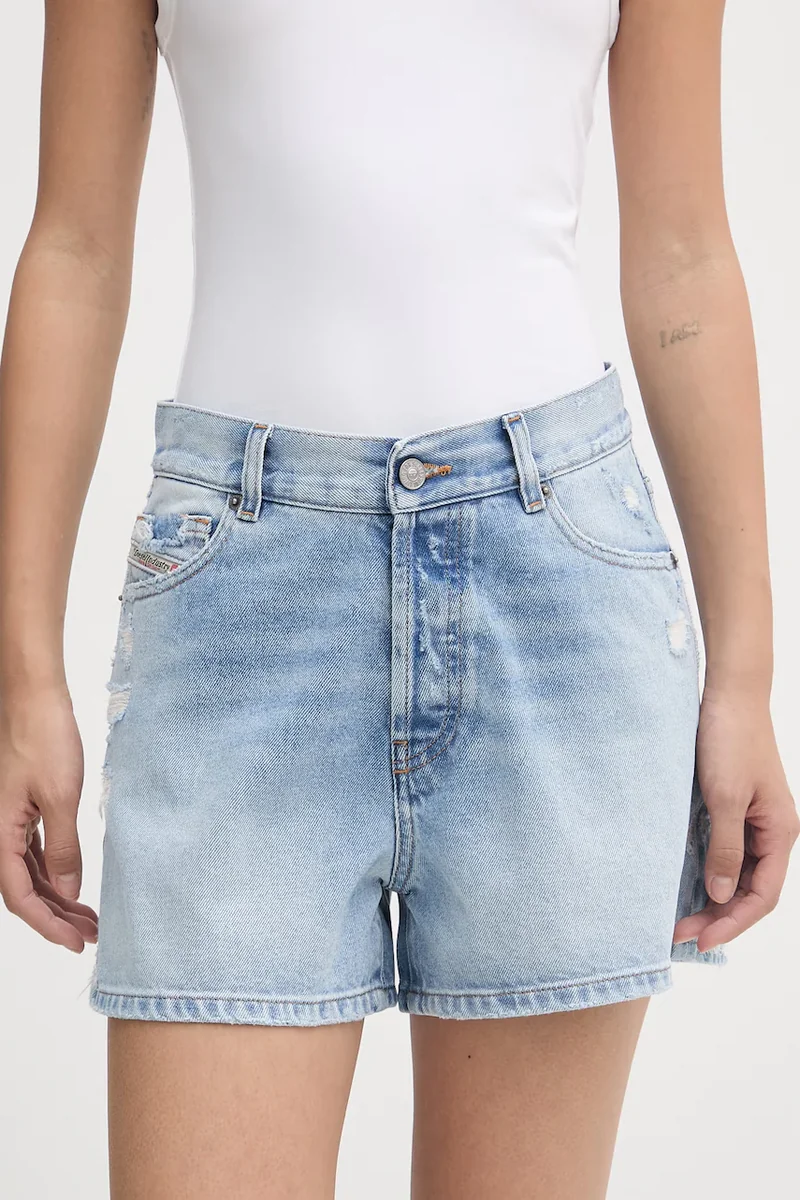 Diesel pantaloni scurți de bumbac pentru femei, din-HELIOS