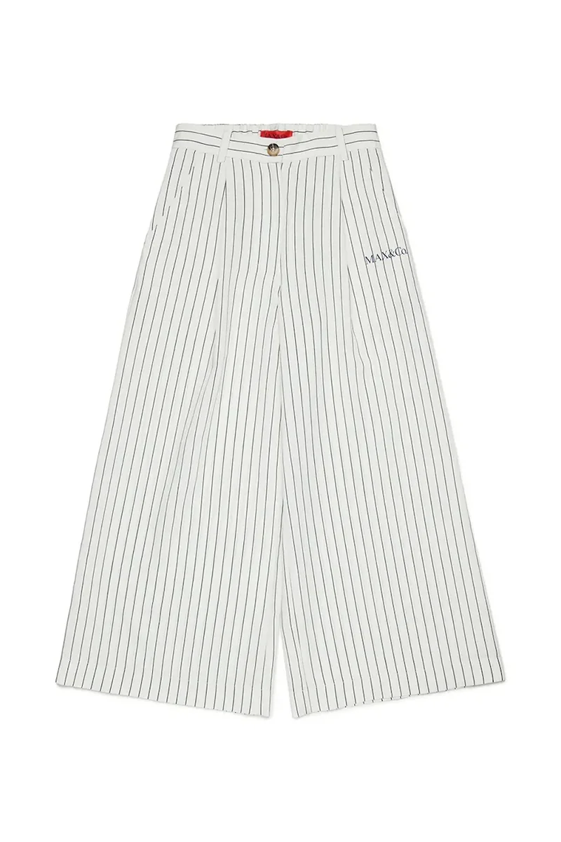Max&Co. pantaloni pentru copii, cu vâscoză MAXP47F TROUSERS