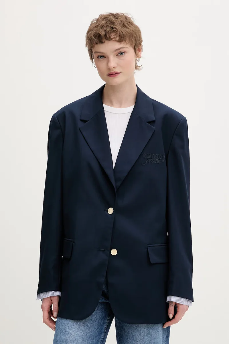 Tommy Jeans sacou cu un singur rând de nasturi pentru femei
