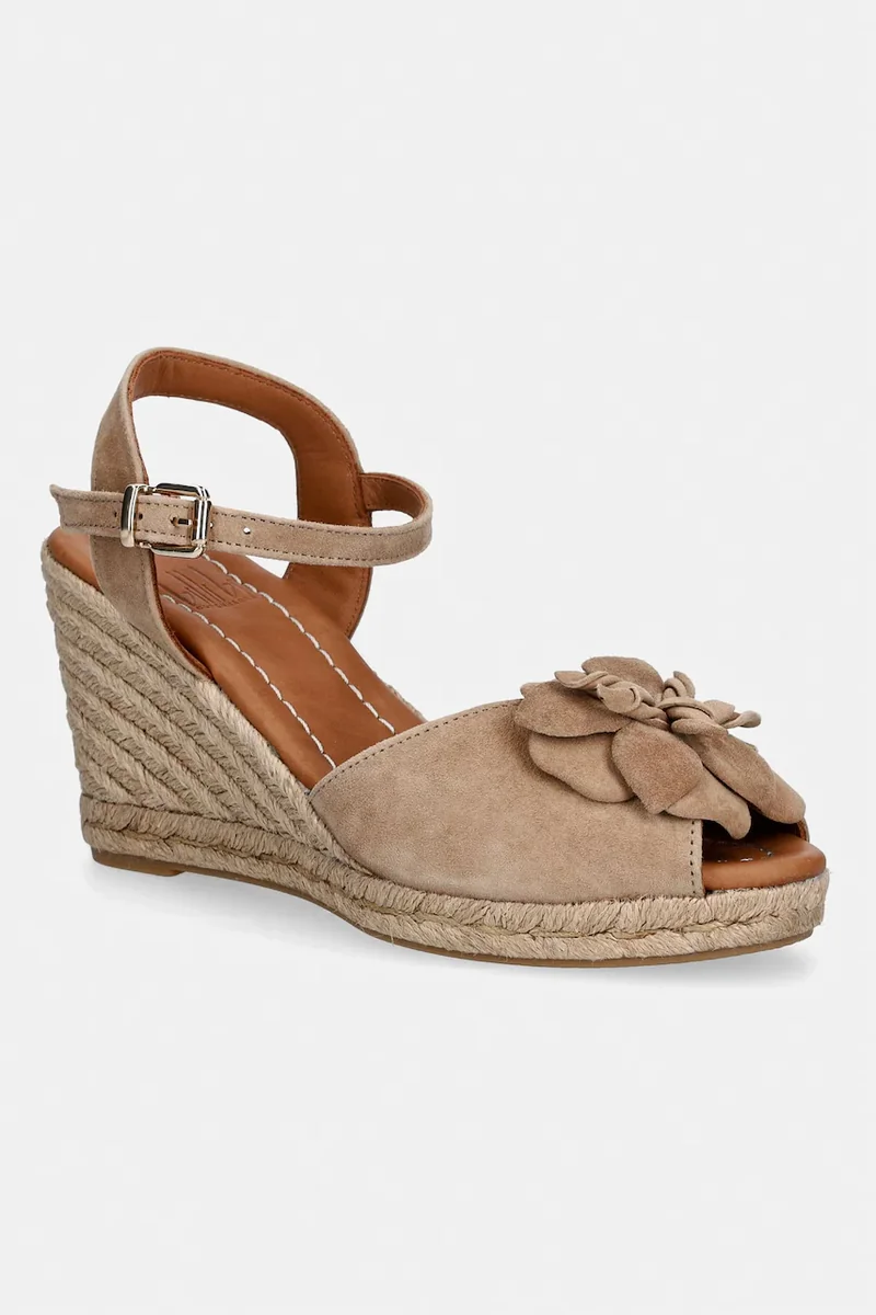 Billi Bi espadrile cu platformă pentru femei, din nubuc