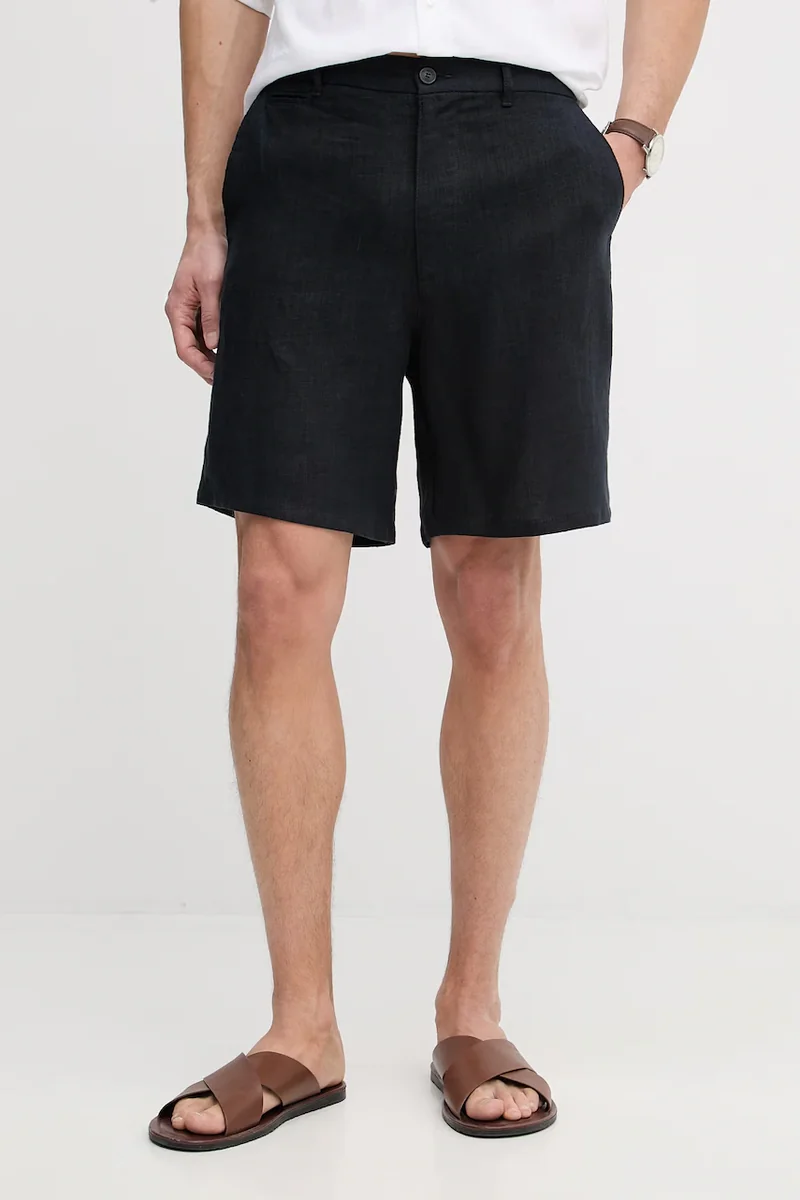 Trussardi pantaloni scurți chinos pentru bărbați, din in