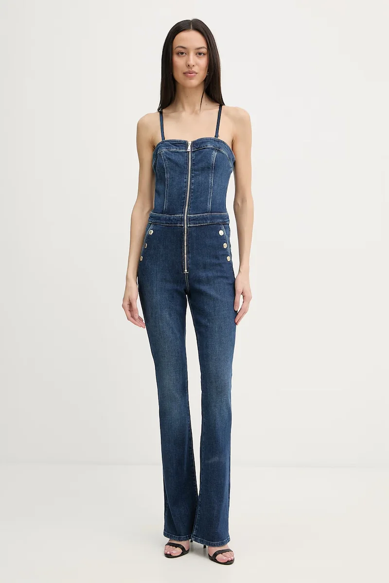 Guess salopetă pentru femei, din denim VALE