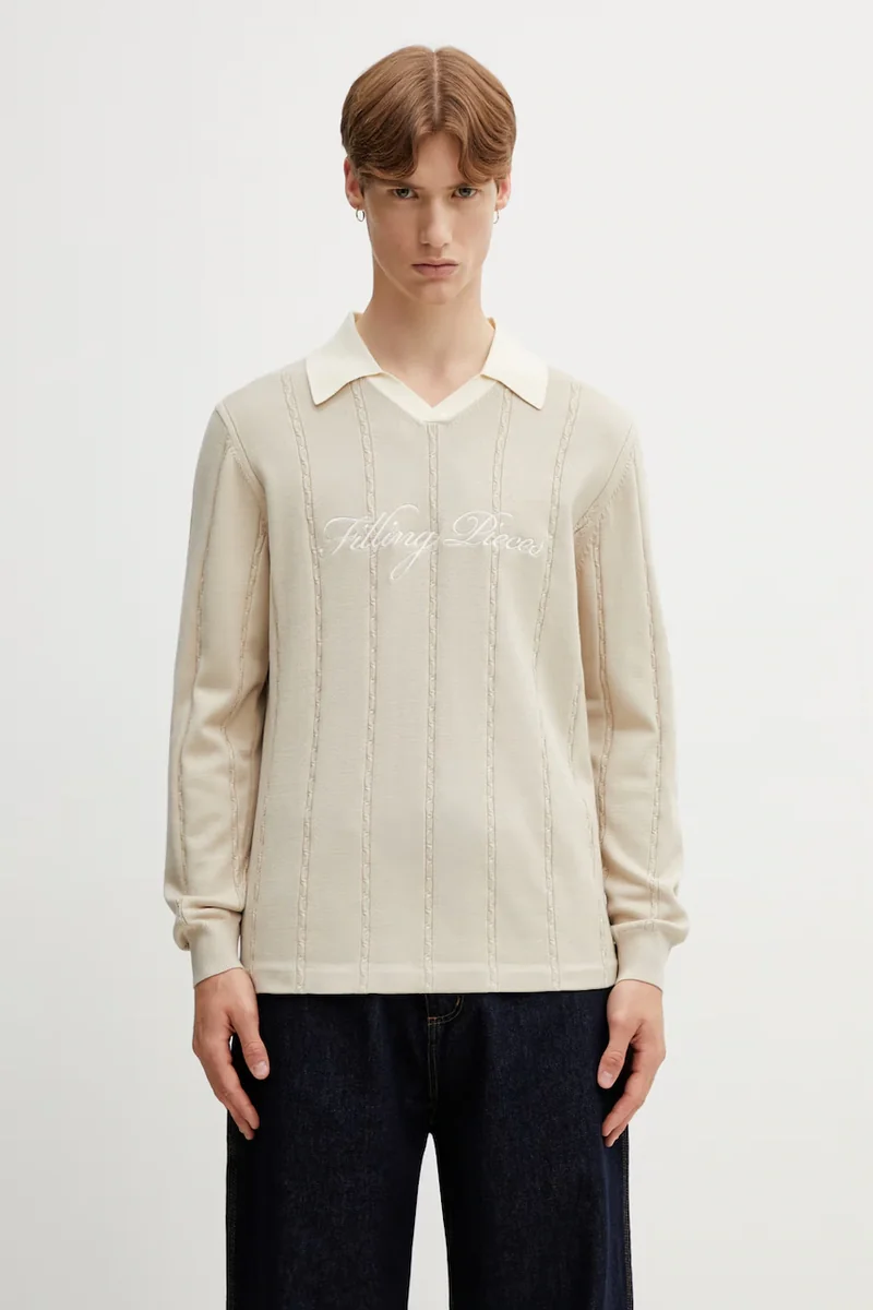 Filling Pieces pulover pentru bărbați, cu vâscoză Football Jersey