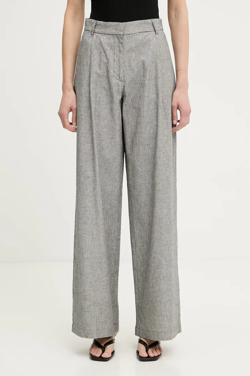 Sessun pantaloni de costum pentru femei, din in