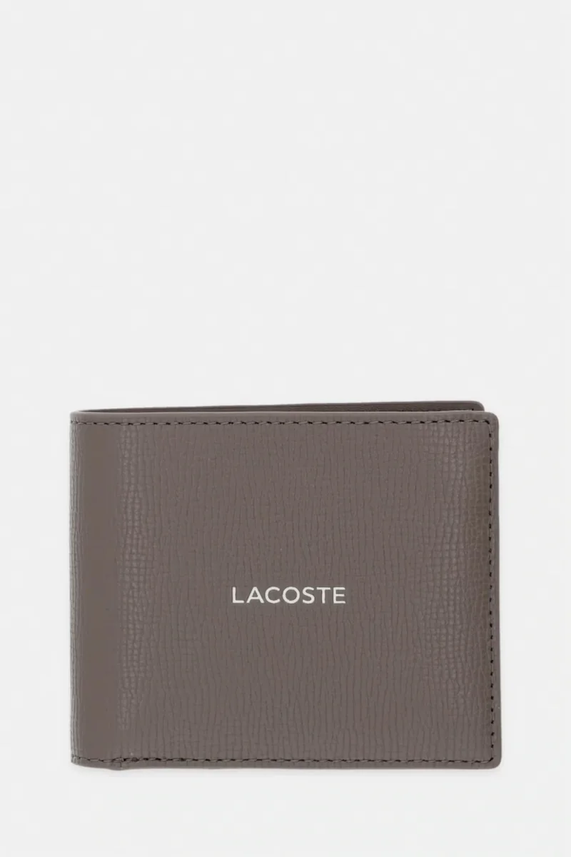 Lacoste portofel RFID pentru bărbați, din piele