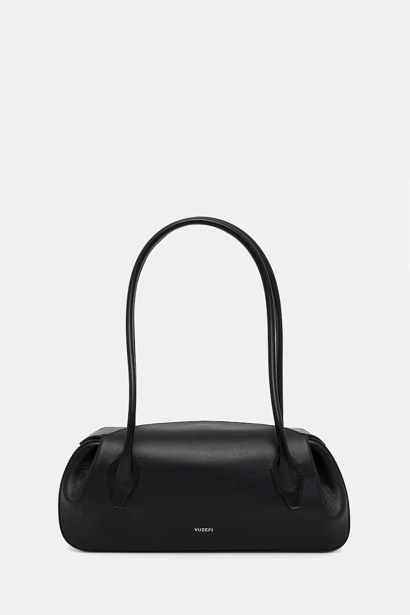 Yuzefi geantă baguette pentru femei, din piele OYSTER SHOULDER BAG