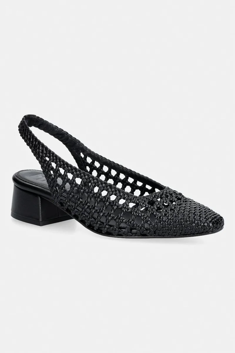 Souliers Martinez pantofi cu toc cu călcâiul deschis din piele NOVA TARRAGONA