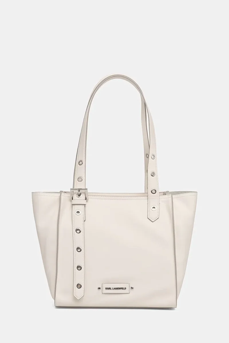 Karl Lagerfeld tote bag pentru femei, din piele K/EYELETS