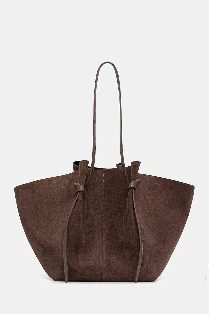 Yuzefi geantă shopper pentru femei, din piele întoarsă XL MOCHI