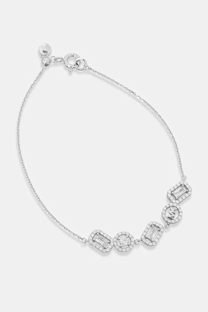 Michael Kors brățară pentru femei, din argint cu zirconiu cubic
