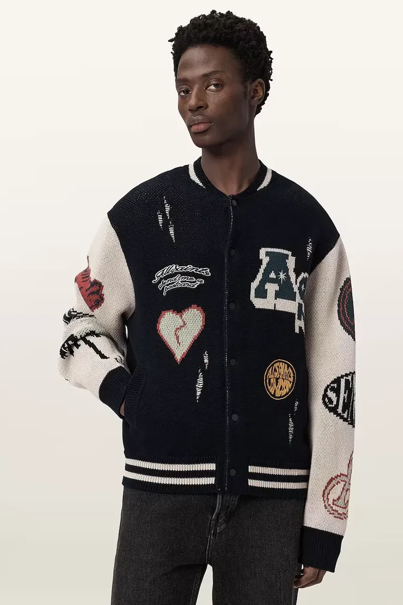 AllSaints cardigan pentru bărbați, din bumbac CHASE