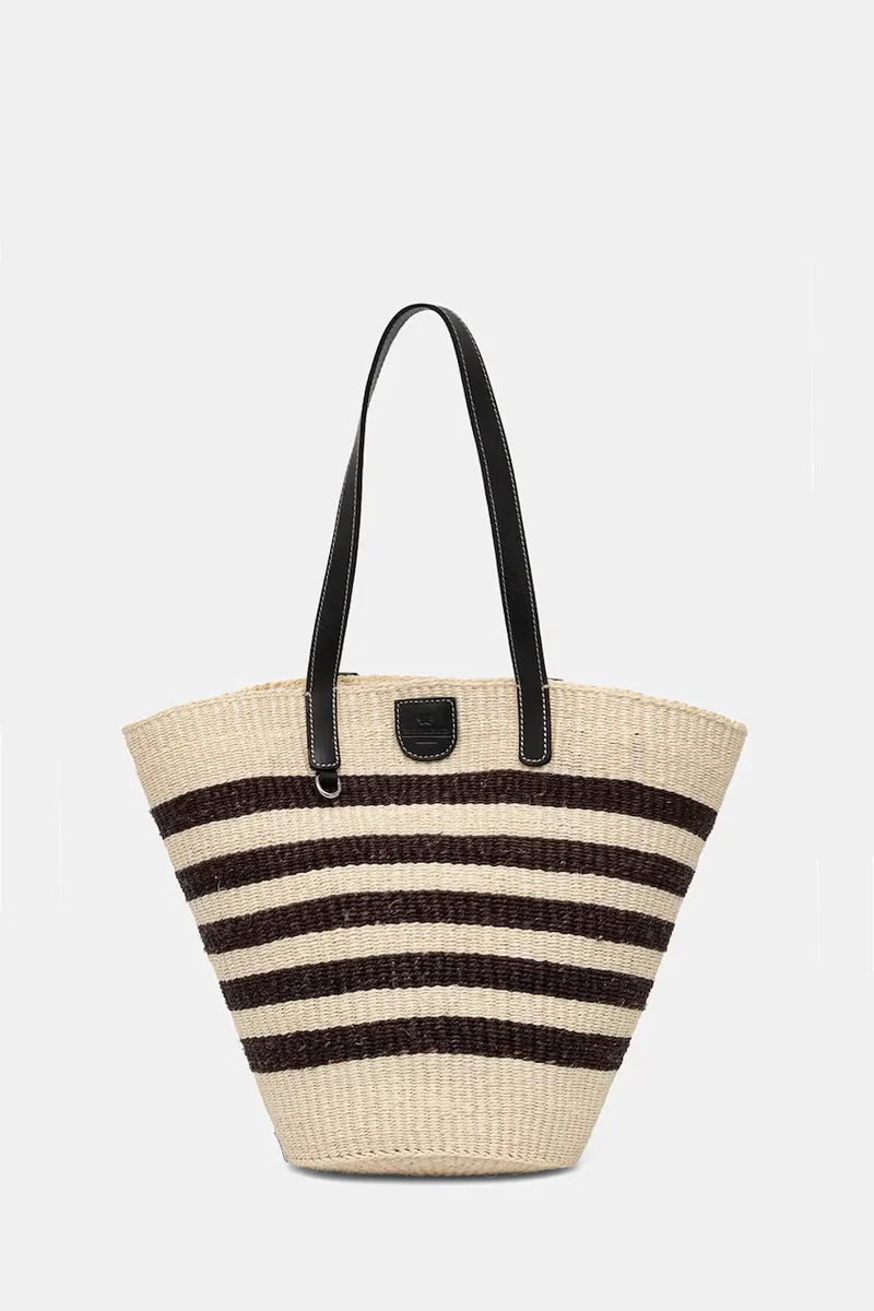 Weekend Max Mara geantă de plajă pentru femei împletită AGENNAIO