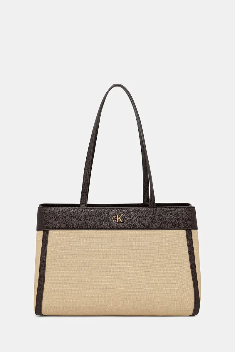 Calvin Klein geantă shopper pentru femei, din bumbac