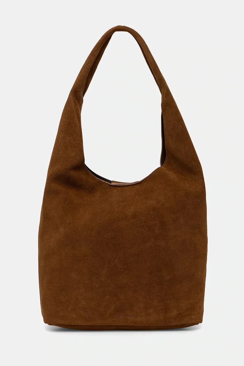 Calvin Klein geantă shopper pentru femei, din piele întoarsă