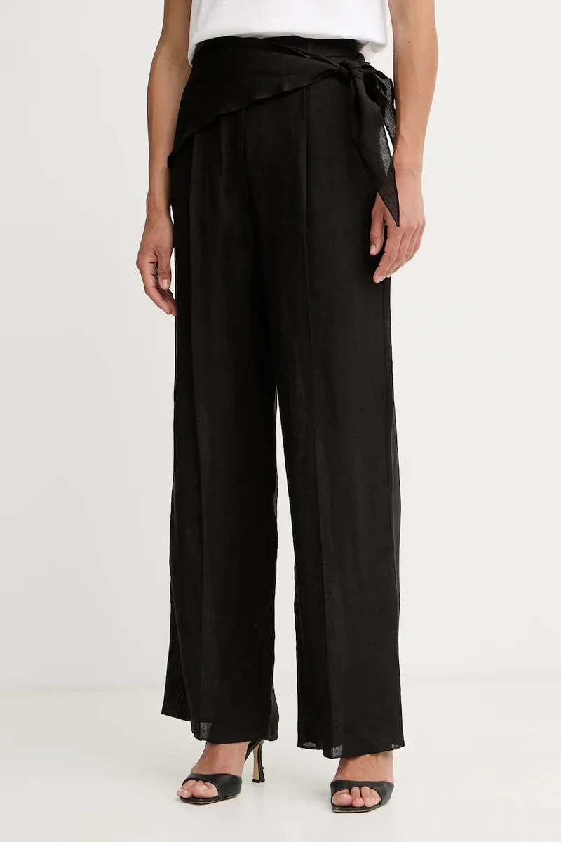 Marella pantaloni wide leg pentru femei, din SOLISTA